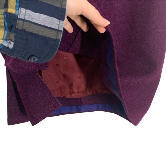 Vintage 50s Dereta Purple Blazer Pencil Skirt Set Large - Picture 7 of 15